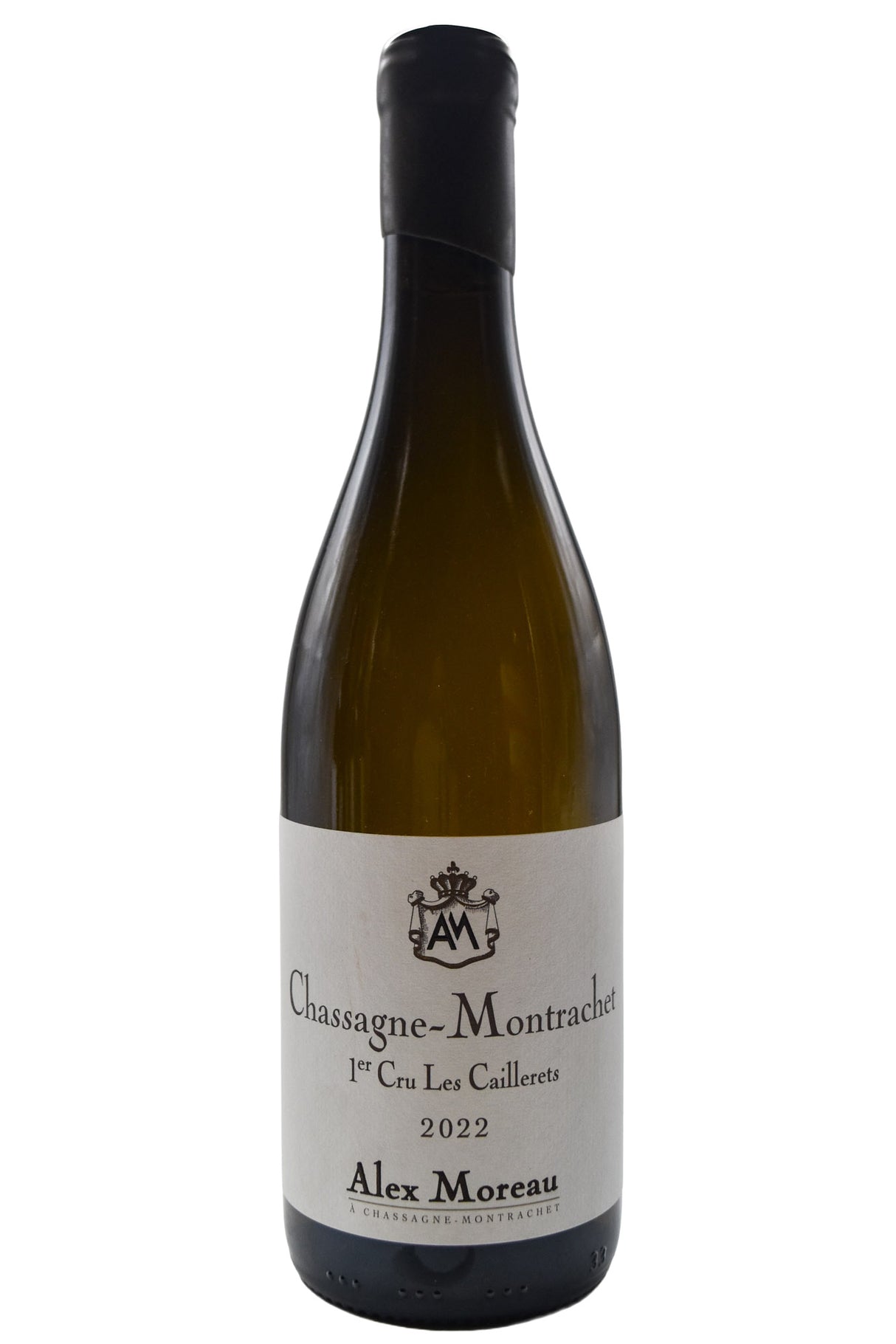 Bottle of Alex Moreau Chassagne Montrachet 1er Cru Les Caillerets 2022 [NET]-White Wine-Flatiron SF
