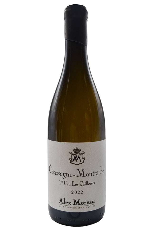 Bottle of Alex Moreau Chassagne Montrachet 1er Cru Les Caillerets 2022 [NET]-White Wine-Flatiron SF
