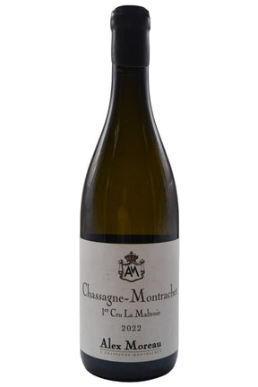 Bottle of Alex Moreau Chassagne Montrachet 1er Cru Les Maltroie 2022 [NET]-White Wine-Flatiron SF
