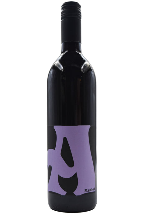 Bottle of Alfaro Family Santa Cruz Mtns Estate "A" Merlot 2021-Red Wine-Flatiron SF