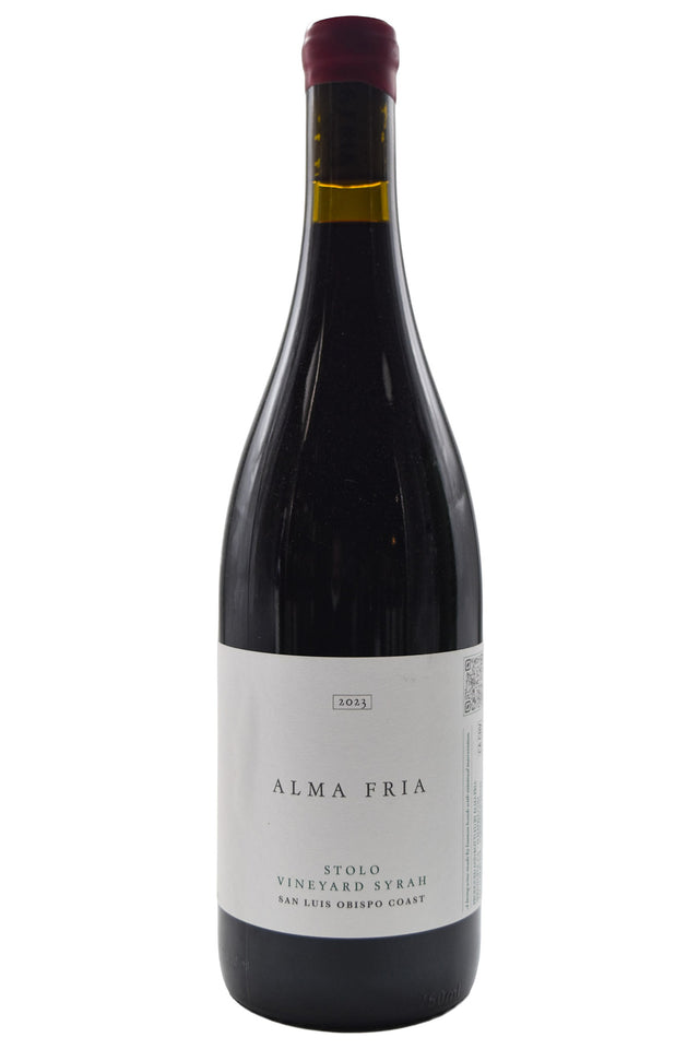 Bottle of Alma Fria Sonoma Coast Stolo Vyd Syrah 2023-Red Wine-Flatiron SF