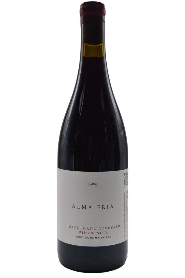 Bottle of Alma Fria Sonoma Coast Pinot Noir Holtermann Vyd 2023-Red Wine-Flatiron SF