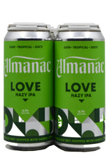 Bottle of Almanac Beer Co. Love Hazy IPA 4pk-Beer-Flatiron SF