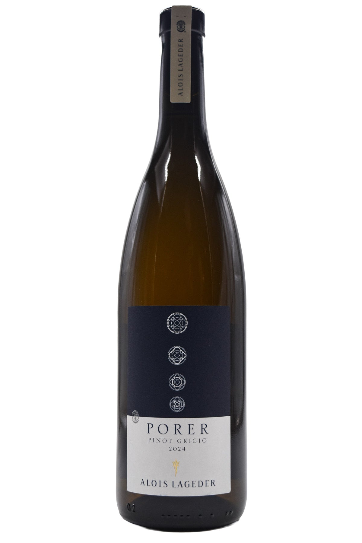 Bottle of Alois Lageder Alto Adige Pinot Grigio Porer 2024-White Wine-Flatiron SF