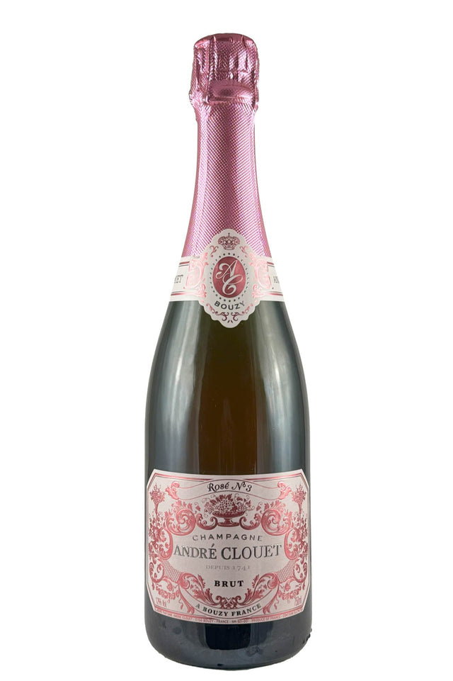 Bottle of André Clouet Champagne Grand Cru Brut Rose NV-Sparkling Wine-Flatiron SF