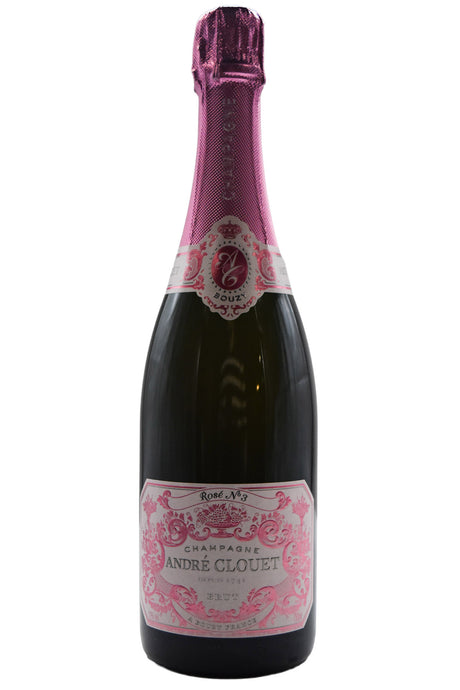 Bottle of Andre Clouet Champagne Grand Cru Brut Rose No 3 NV-Sparkling Wine-Flatiron SF