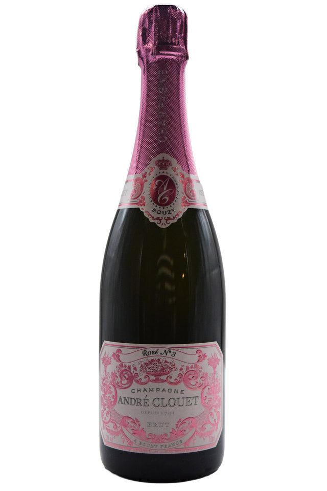 Bottle of Andre Clouet Champagne Grand Cru Brut Rose No 3 NV-Sparkling Wine-Flatiron SF