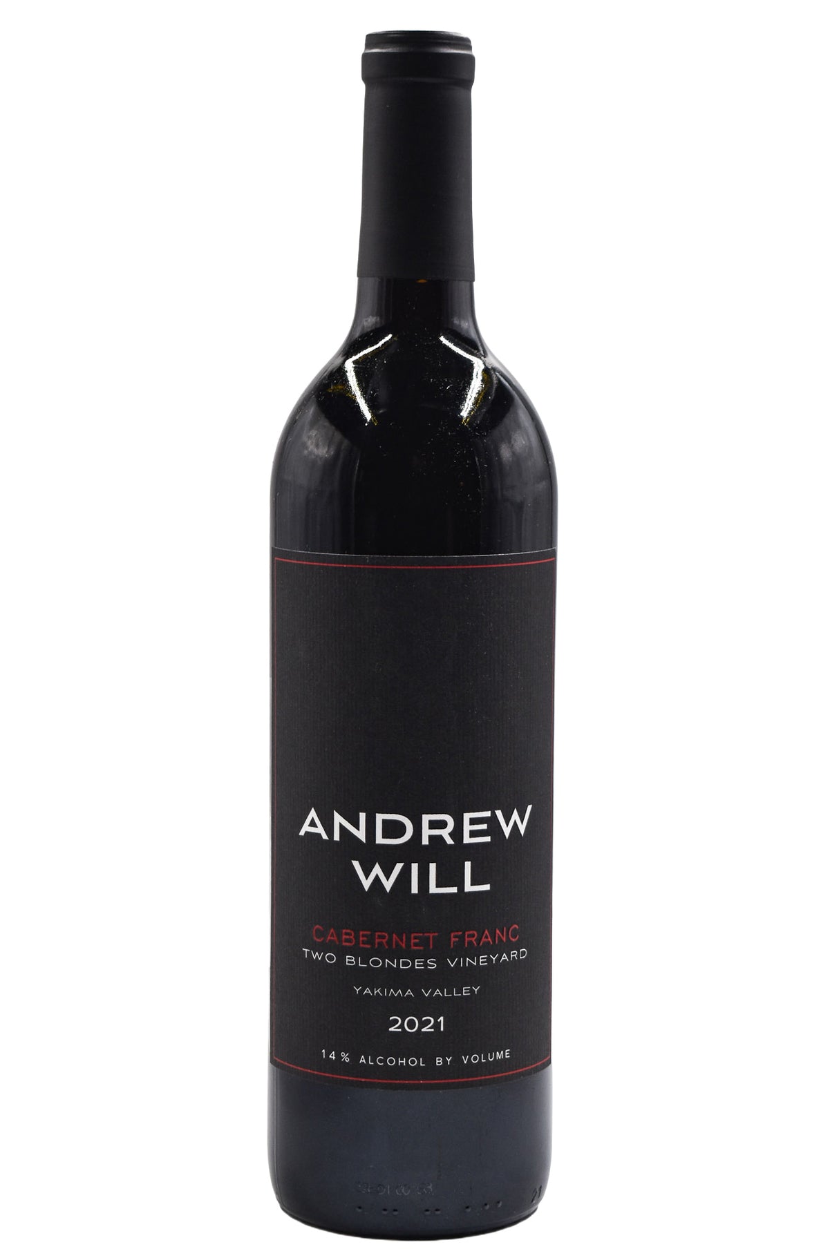 Bottle of Andrew Will Yakima Valley Cabernet Franc Two Blondes Vineyard 2021-Red Wine-Flatiron SF