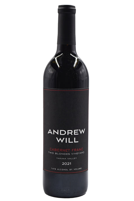 Bottle of Andrew Will Yakima Valley Cabernet Franc Two Blondes Vineyard 2021-Red Wine-Flatiron SF