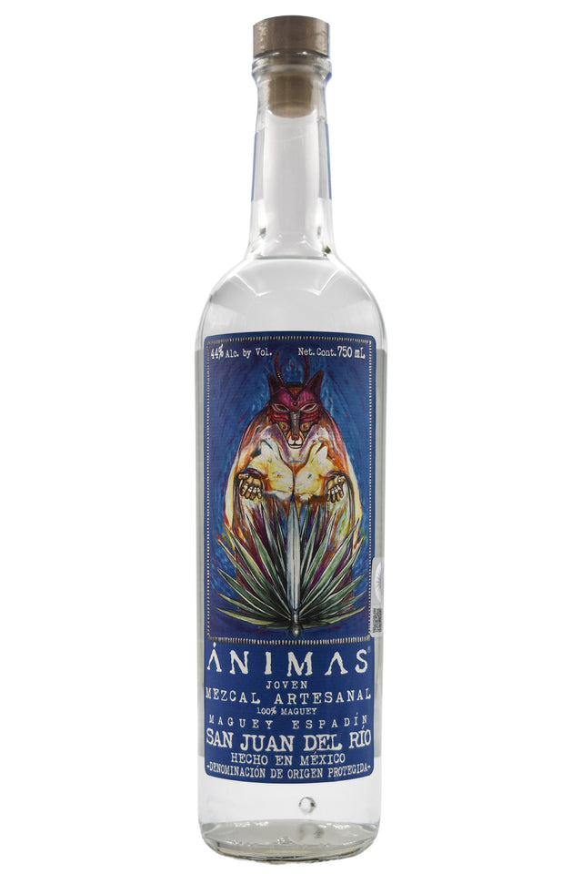 Bottle of Animas Mezcal Joven Espadin-Spirits-Flatiron SF