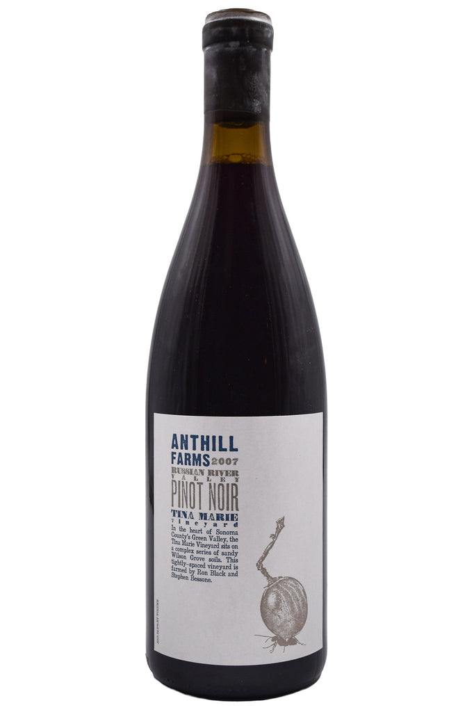 Bottle of Anthill Farms Russian River Valley Pinot Noir Tina Marie 2007-Red Wine-Flatiron SF