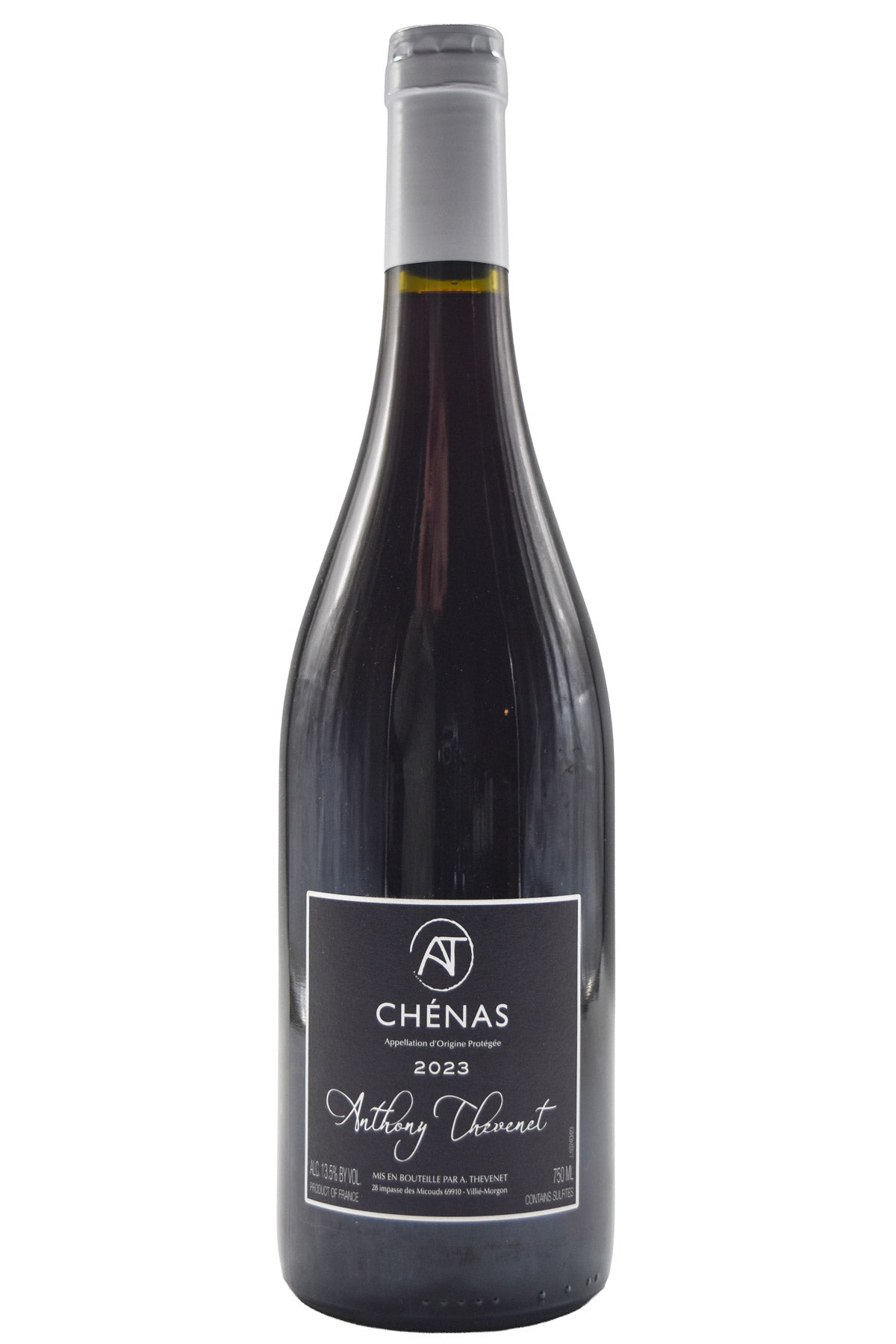 Bottle of Anthony Thevenet Chenas 2023-Red Wine-Flatiron SF