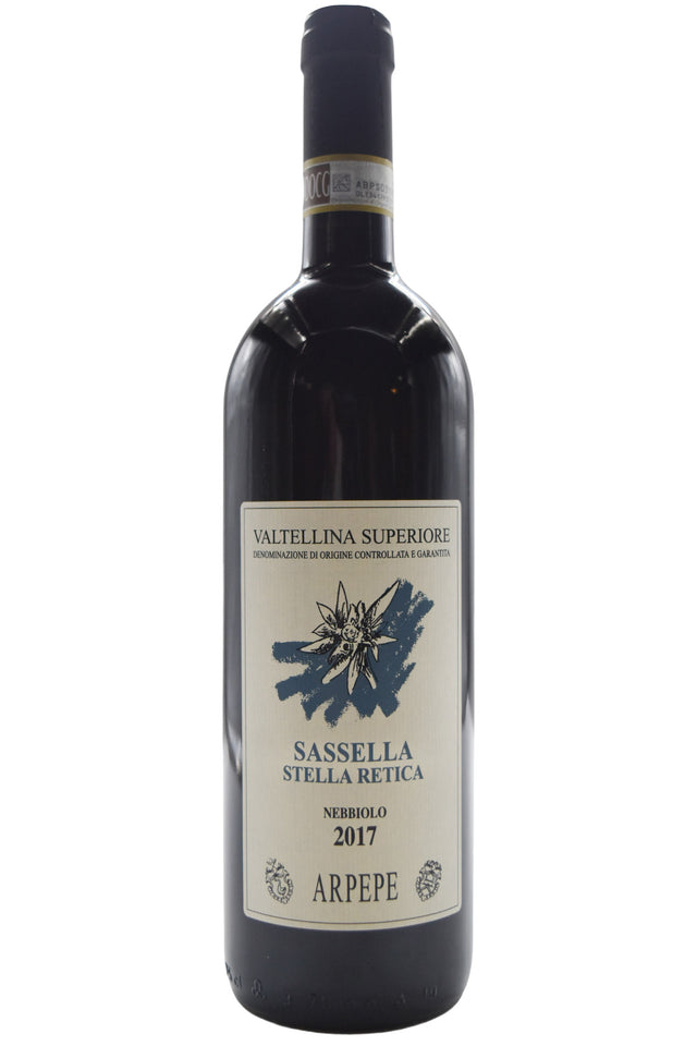 Bottle of Ar.Pe.Pe. Valtellina Sassella Stella Retica 2017-Red Wine-Flatiron SF