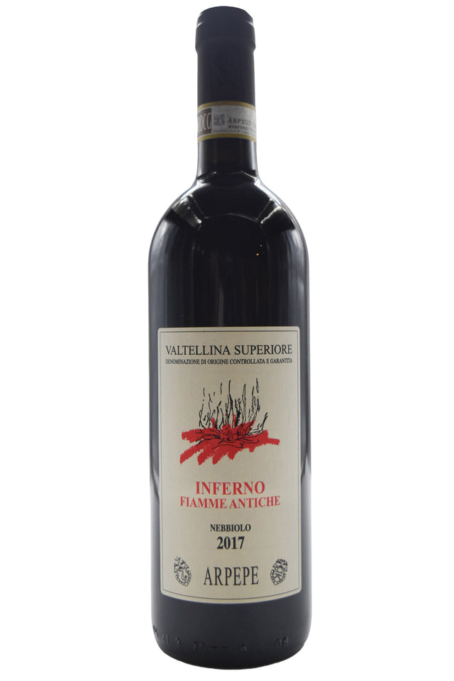 Bottle of Ar.Pe.Pe. Valtellina Superiore Fiamme Antiche Inferno Riserva 2017-Red Wine-Flatiron SF