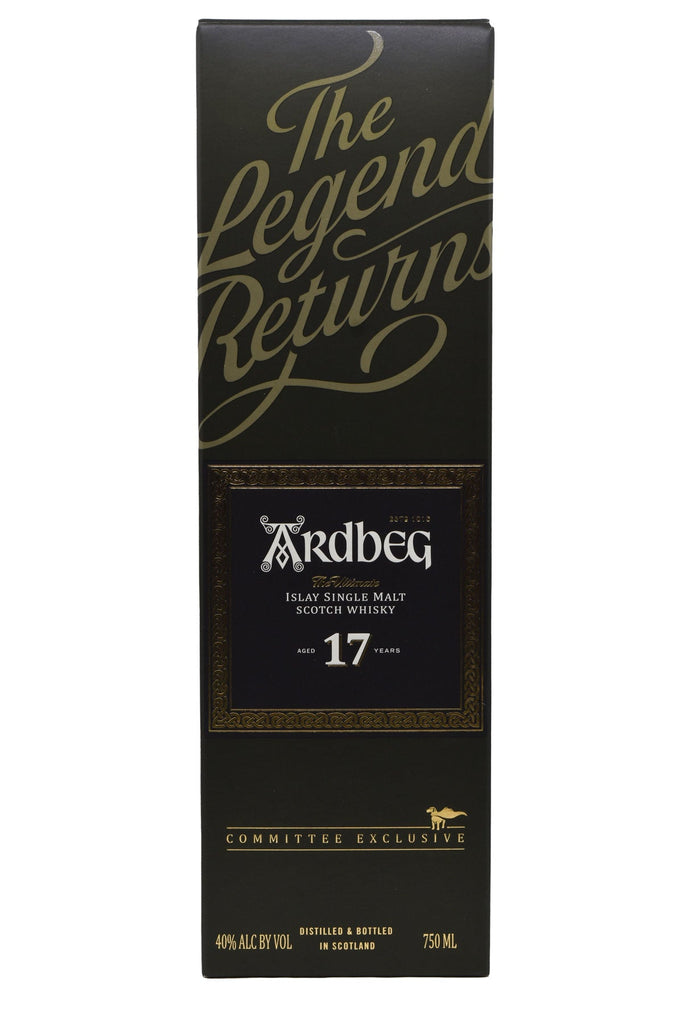 Bottle of Ardbeg 17 Year Old Single Malt Scotch Whisky Committee Exclusive-Spirits-Flatiron SF