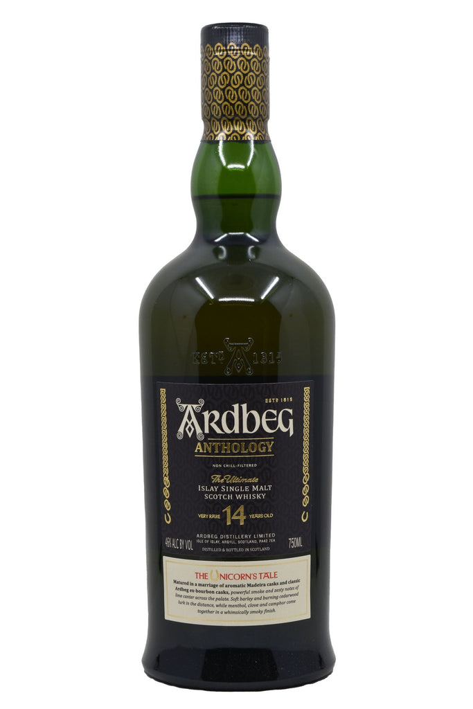 Bottle of Ardbeg Distillery Anthology The Unicorn's Tale 14 Year Single Malt Scotch Whisky-Spirits-Flatiron SF