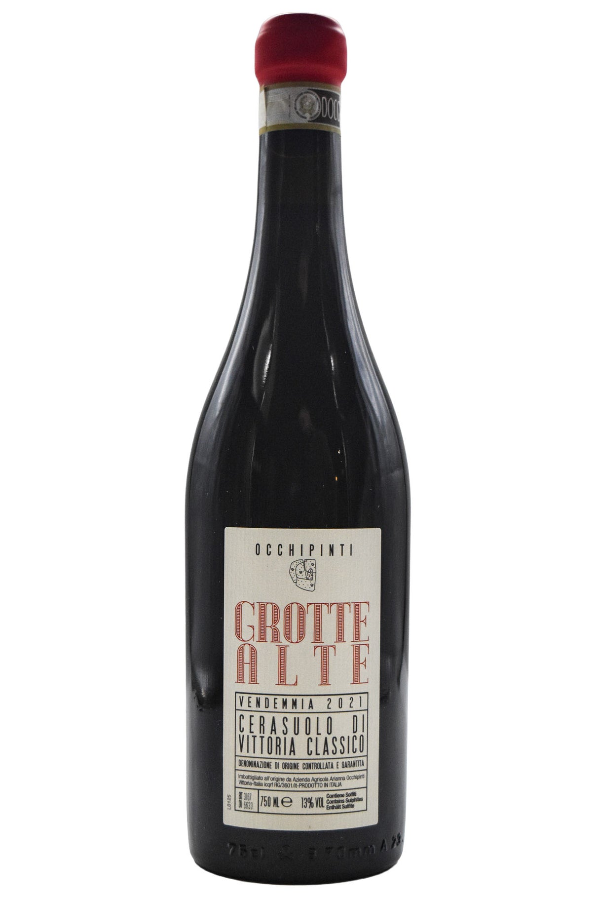 Bottle of Arianna Occhipinti Cerasuolo di Vittoria Classico Grotte Alte 2021 [NET]-Red Wine-Flatiron SF