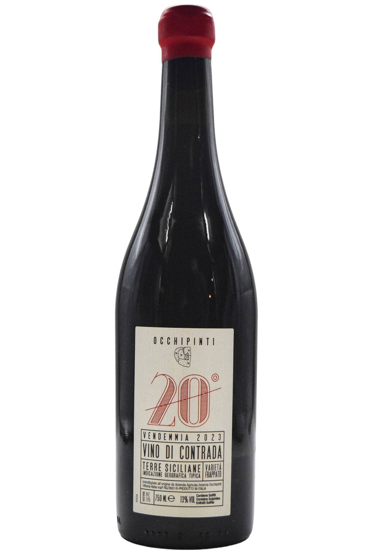 Bottle of Arianna Occhipinti IGT Frappato 20 Years Celebration Contrade 2023 [NET]-Red Wine-Flatiron SF