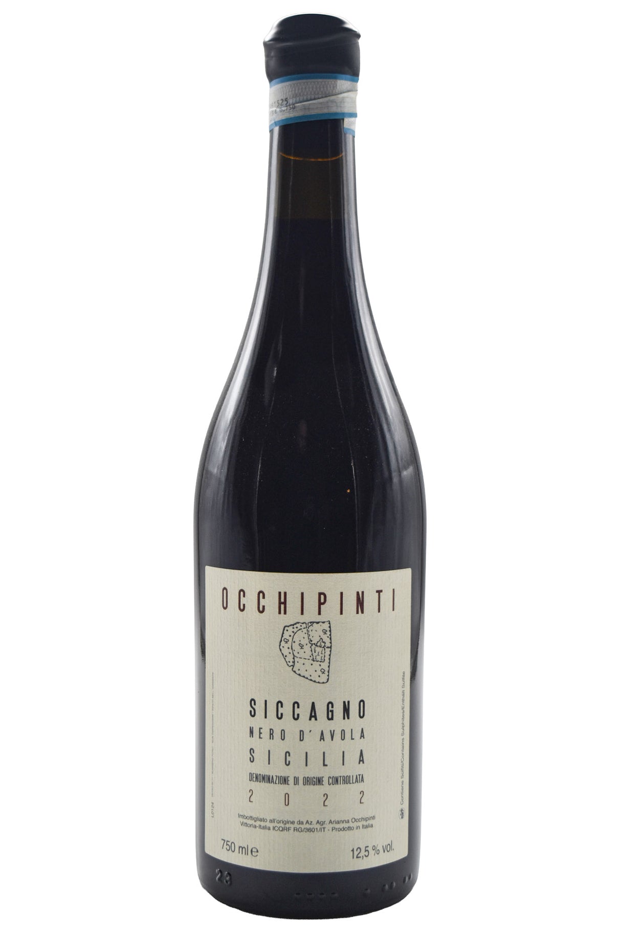 Bottle of Arianna Occhipinti Nero d'Avola Siccagno 2022-Red Wine-Flatiron SF
