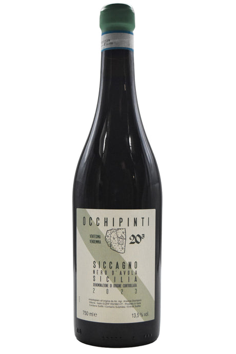 Bottle of Arianna Occhipinti Nero d'Avola Siccagno 2023-Red Wine-Flatiron SF