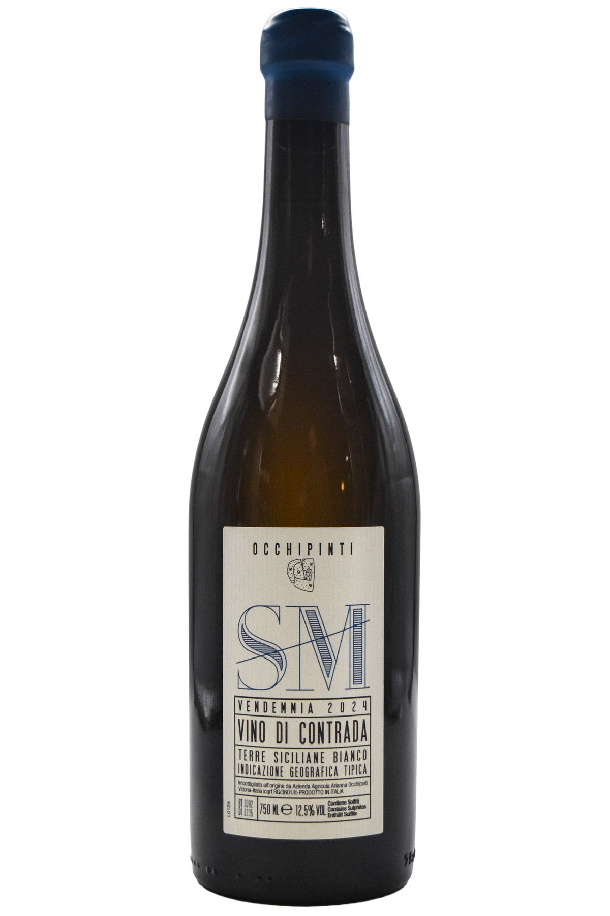 Bottle of Arianna Occhipinti Sicilia Bianco Vino di Contrada SM 2024 [NET]-White Wine-Flatiron SF