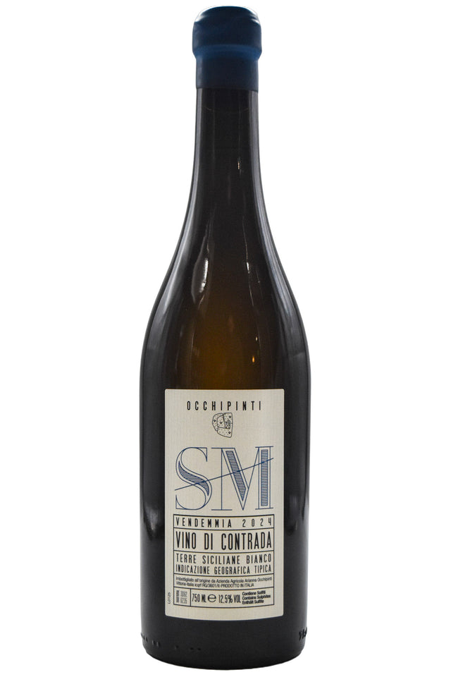 Bottle of Arianna Occhipinti Sicilia Bianco Vino di Contrada SM 2024 [NET]-White Wine-Flatiron SF