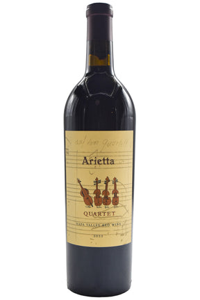 Bottle of Arietta Napa Valley Cabernet Blend Quartet 2022-Red Wine-Flatiron SF