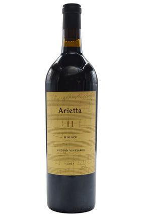 Bottle of Arietta Napa Valley Red H Block Hudson Vineyard 2017-Red Wine-Flatiron SF