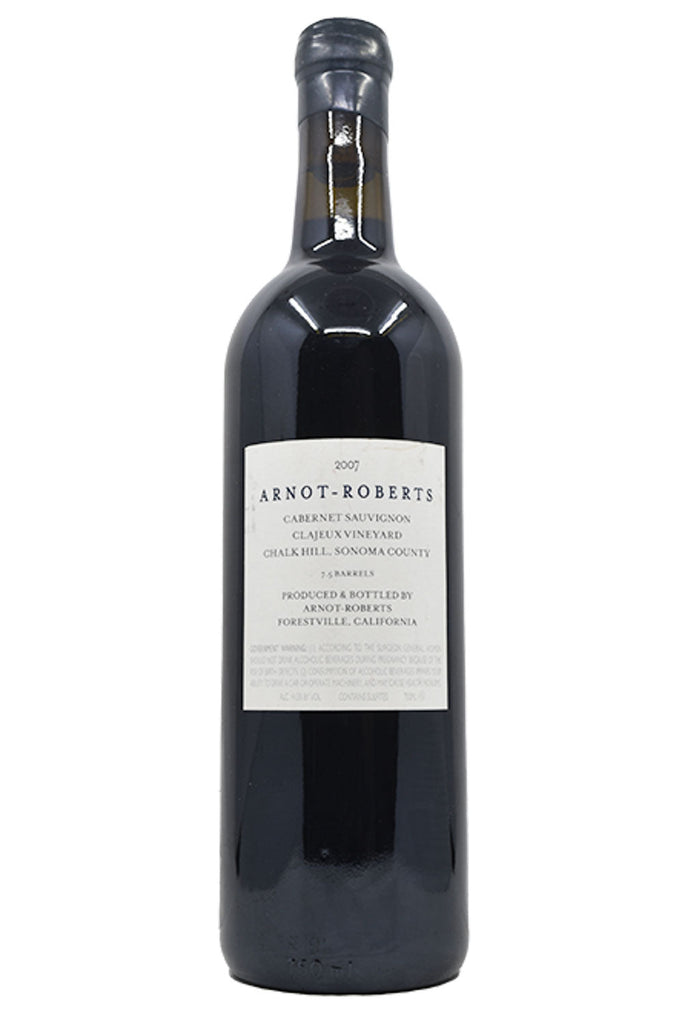 Bottle of Arnot-Roberts Cabernet Sauvignon Clajeux Vineyard 2007-Red Wine-Flatiron SF