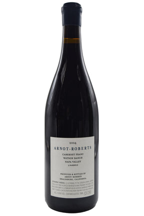 Bottle of Arnot-Roberts Napa Valley Cabernet Franc Watson Ranch 2024-Red Wine-Flatiron SF