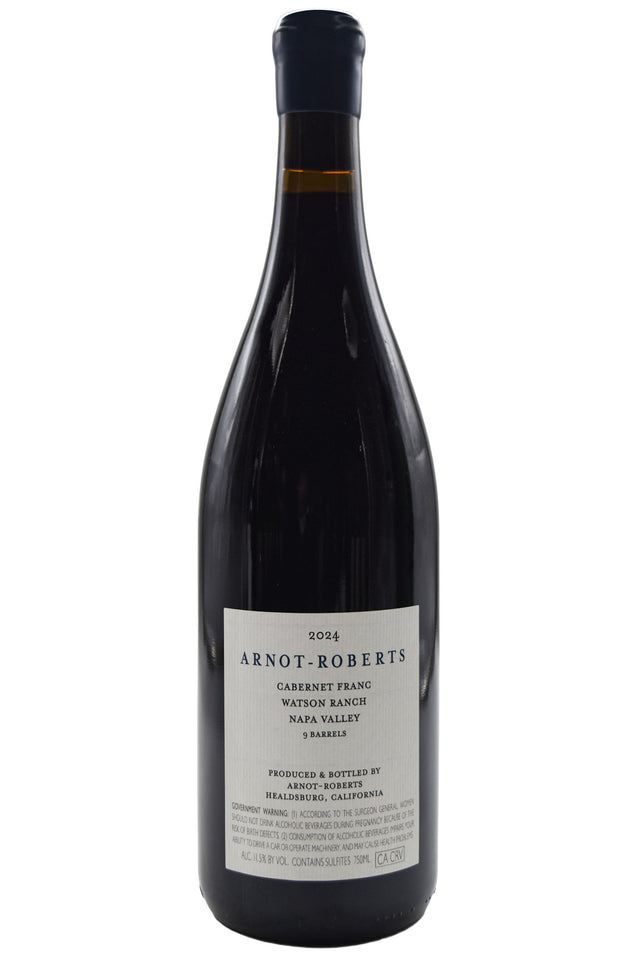 Bottle of Arnot-Roberts Napa Valley Cabernet Franc Watson Ranch 2024-Red Wine-Flatiron SF