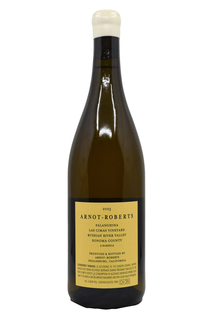 Bottle of Arnot-Roberts Russian River Valley Falanghina Las Cimas Vineyard 2023-White Wine-Flatiron SF