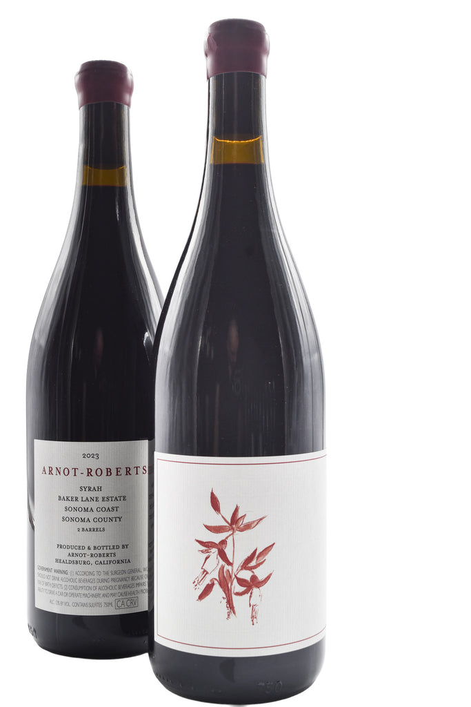 Bottle of Arnot-Roberts Sonoma Coast Syrah Baker Lane Estate 2023-Red Wine-Flatiron SF