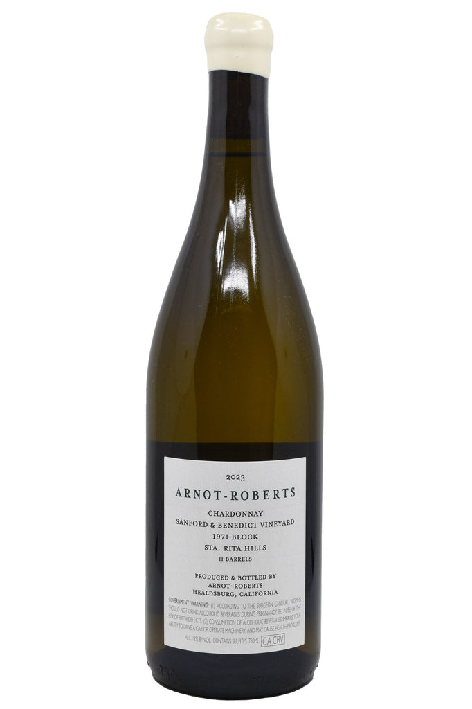 Bottle of Arnot-Roberts Sta. Rita Hills Chardonnay Sanford & Benedict 2023-White Wine-Flatiron SF