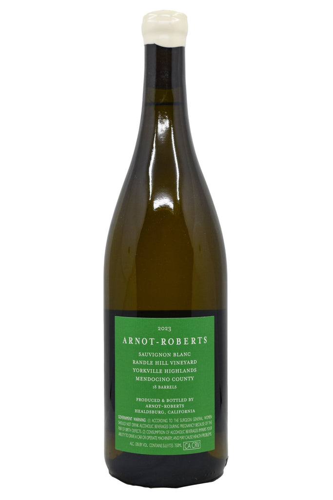 Bottle of Arnot-Roberts Yorkville Highlands Sauvignon Blanc Randle Hill Vineyard 2023-White Wine-Flatiron SF