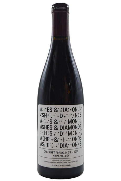 Bottle of Ashes & Diamonds Napa Valley Cabernet Franc 2022-Red Wine-Flatiron SF