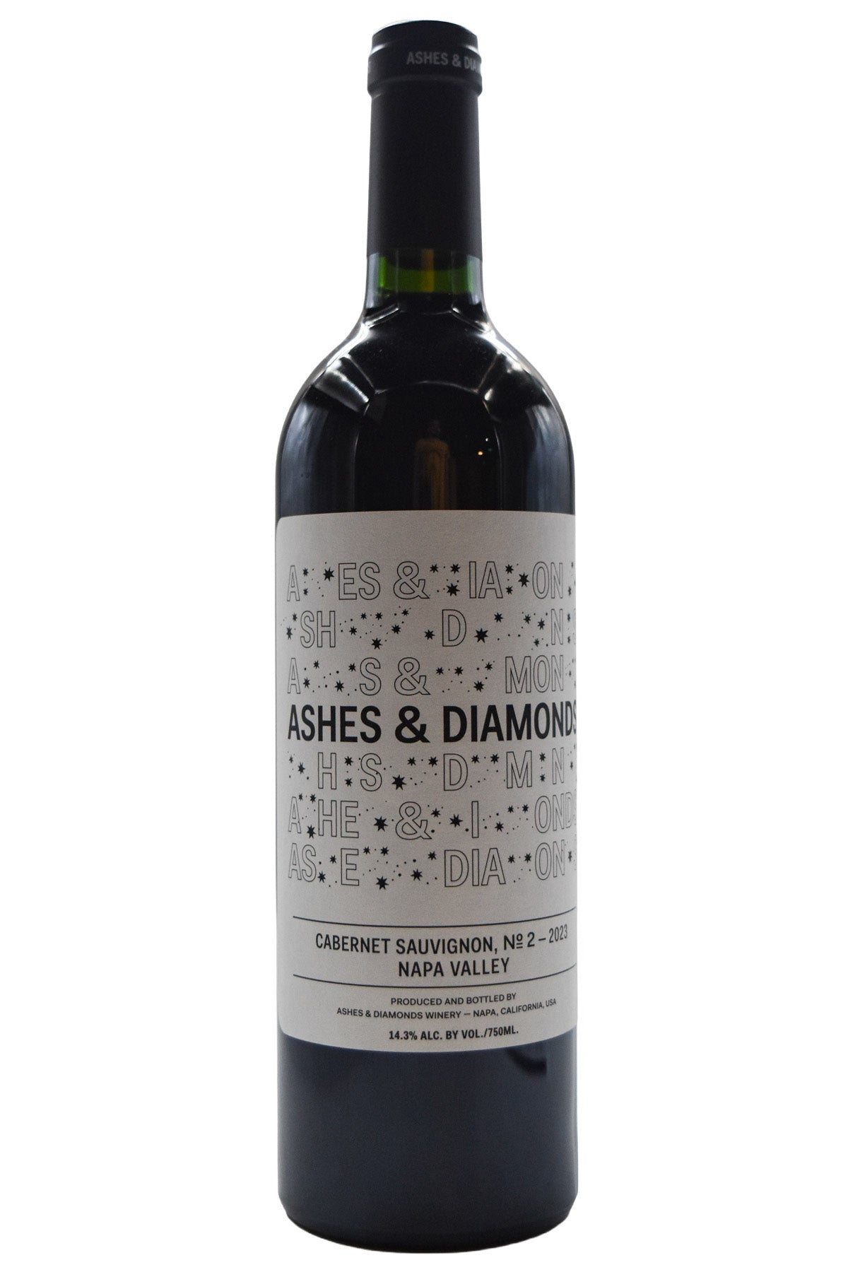 Bottle of Ashes & Diamonds Napa Valley Cabernet Sauvignon 2023-Red Wine-Flatiron SF