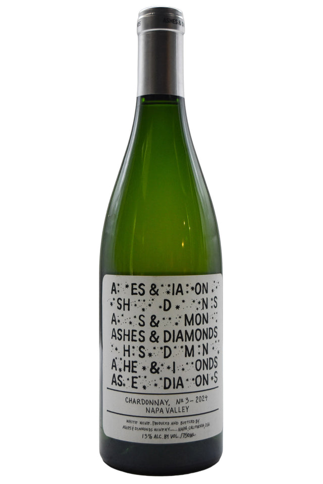 Bottle of Ashes & Diamonds Napa Valley Chardonnay No. 3 2024-White Wine-Flatiron SF