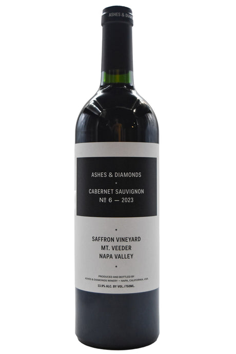 Bottle of Ashes & Diamonds Napa Valley Mt Veeder Cabernet Sauvignon Mountain Cuvee Saffron Vnyd 2023-Red Wine-Flatiron SF