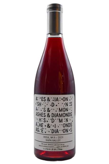 Bottle of Ashes & Diamonds Napa Valley Red Blend (Cabernet Franc/Sangiovese) ROSA No. 5 2024-Red Wine-Flatiron SF