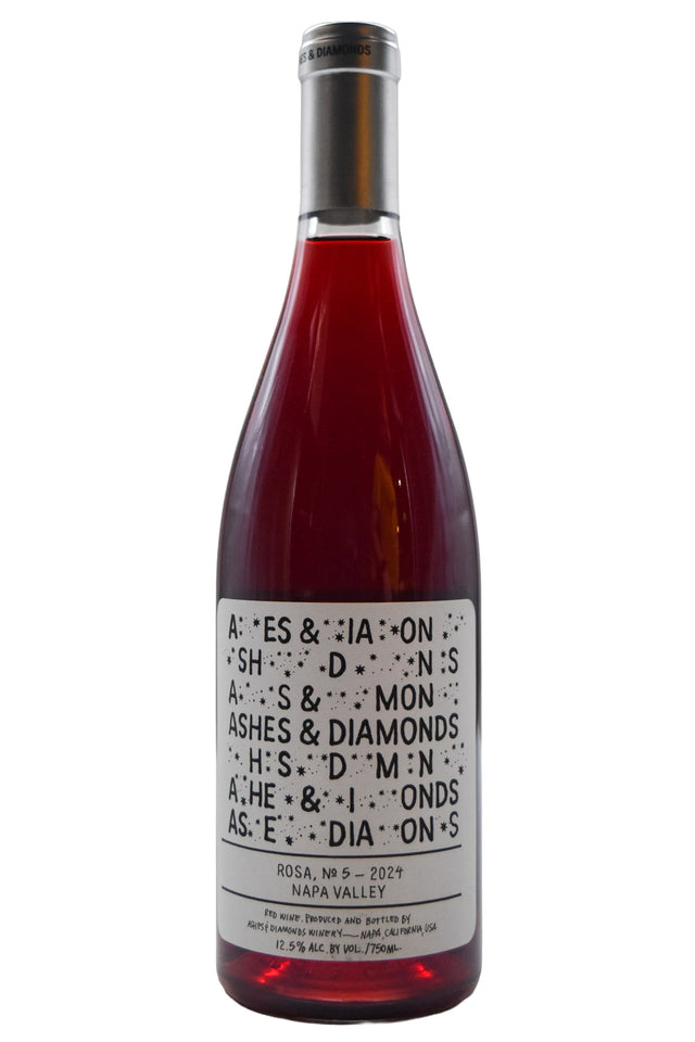 Bottle of Ashes & Diamonds Napa Valley Red Blend (Cabernet Franc/Sangiovese) ROSA No. 5 2024-Red Wine-Flatiron SF
