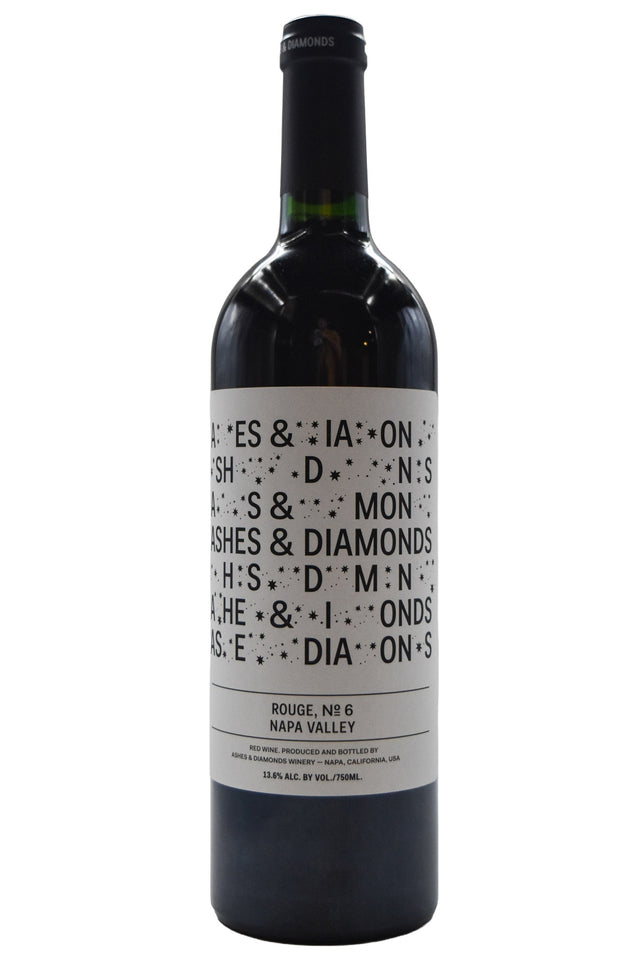 Bottle of Ashes & Diamonds Napa Valley Rouge No. 6 MV-Red Wine-Flatiron SF