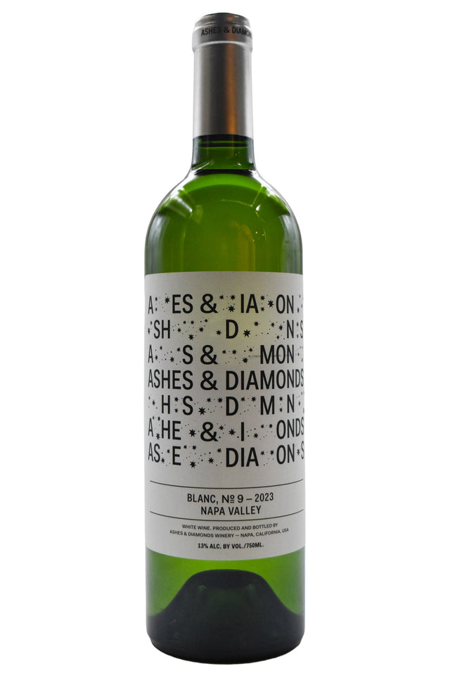 Bottle of Ashes & Diamonds Napa Valley White Wine (Semillon/Sauvignon Blanc) No. 9 2023-White Wine-Flatiron SF