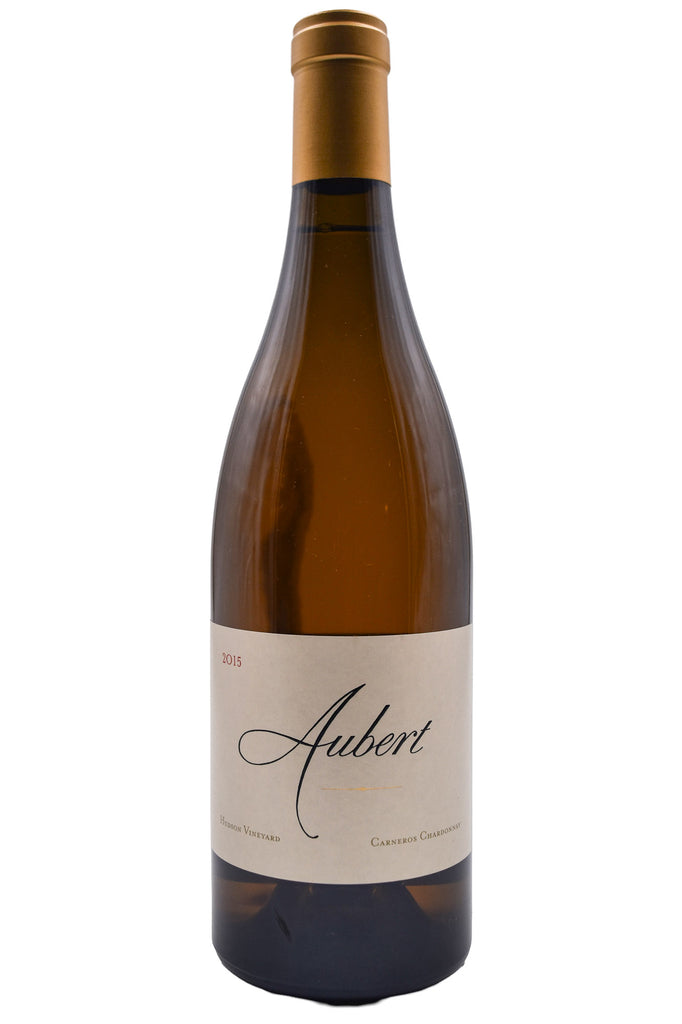 Bottle of Aubert Carneros Chardonnay Hudson Vineyard 2015-White Wine-Flatiron SF
