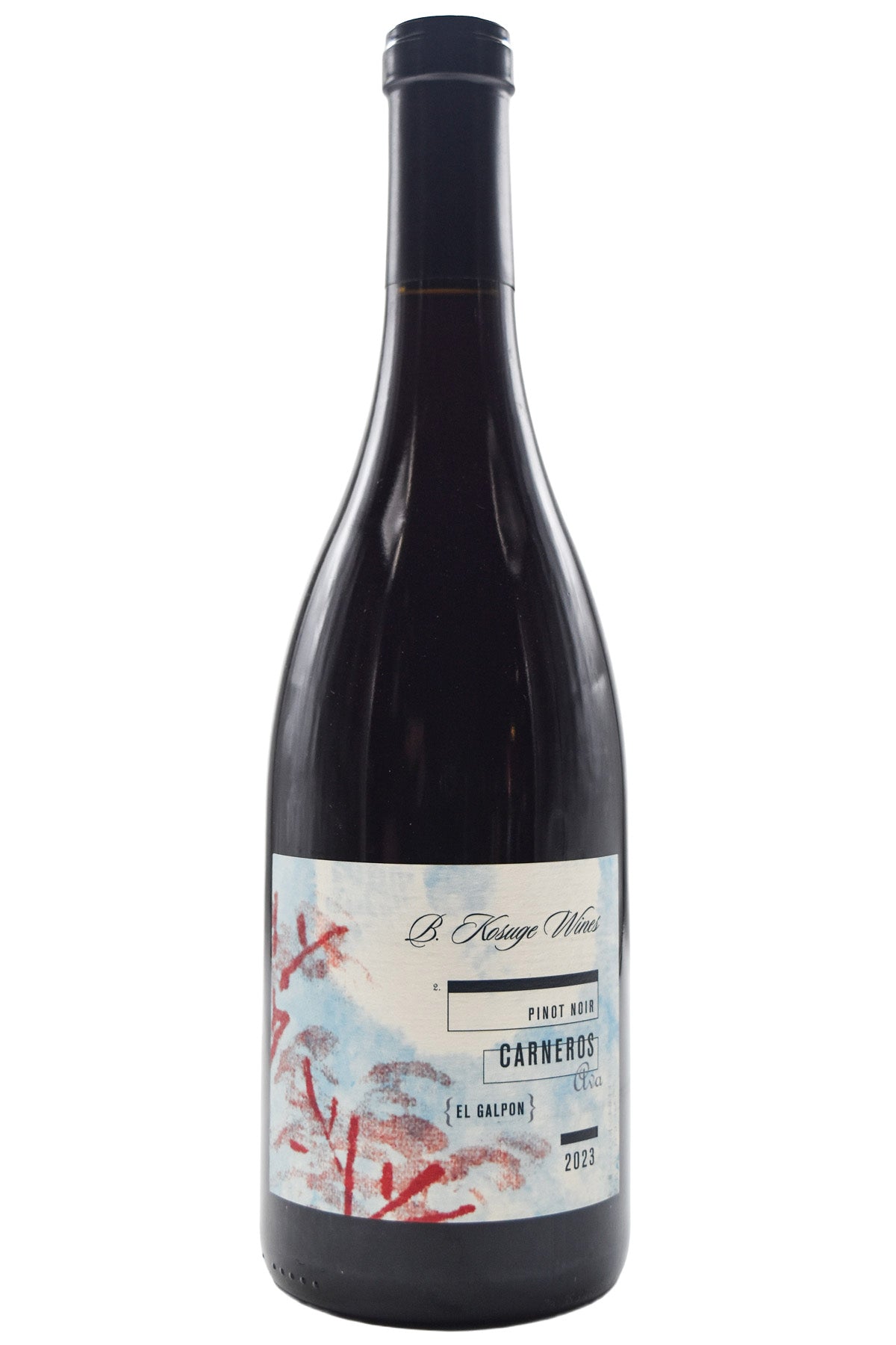 Bottle of B. Kosuge Carneros Pinot Noir El Galpon 2023-Red Wine-Flatiron SF