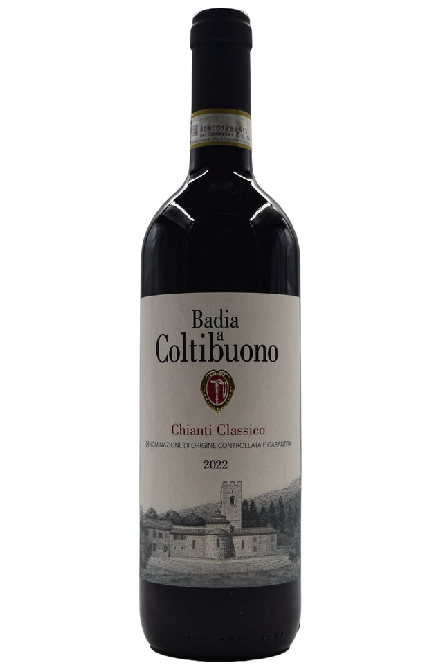 Bottle of Badia a Coltibuono Chianti Classico 2022-Red Wine-Flatiron SF