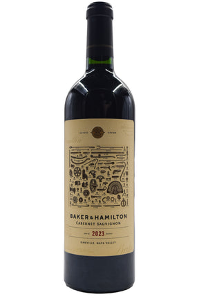 Bottle of Baker & Hamilton Oakville Cabernet Sauvignon 2023-Red Wine-Flatiron SF