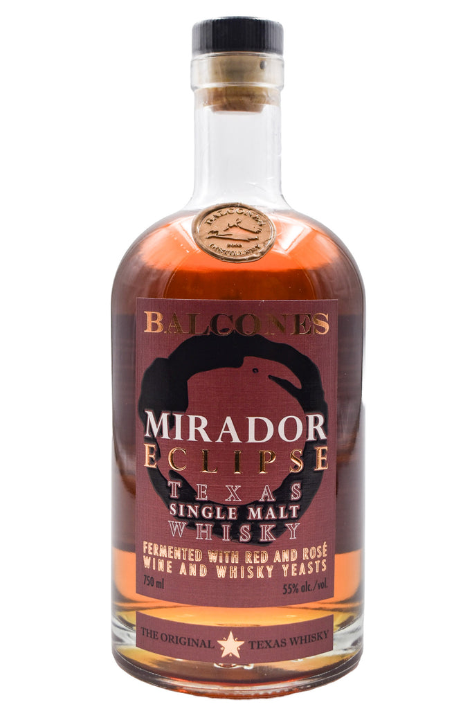 Bottle of Balcones Mirador Eclipse American Single Malt Whisky-Spirits-Flatiron SF