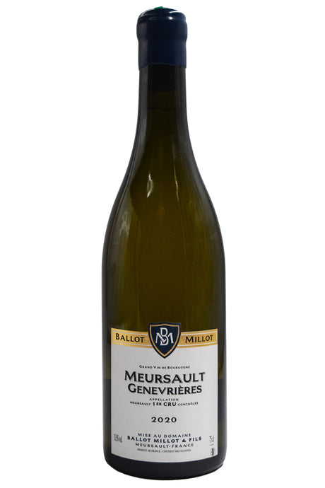 Bottle of Ballot Millot Meursault 1er Cru Genevrieres 2020 [NET]-White Wine-Flatiron SF