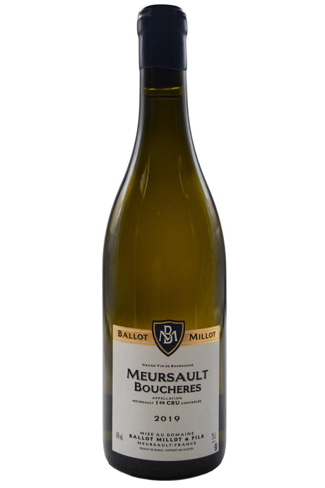 Bottle of Ballot Millot Meursault 1er Cru Les Boucheres 2019 [NET]-White Wine-Flatiron SF